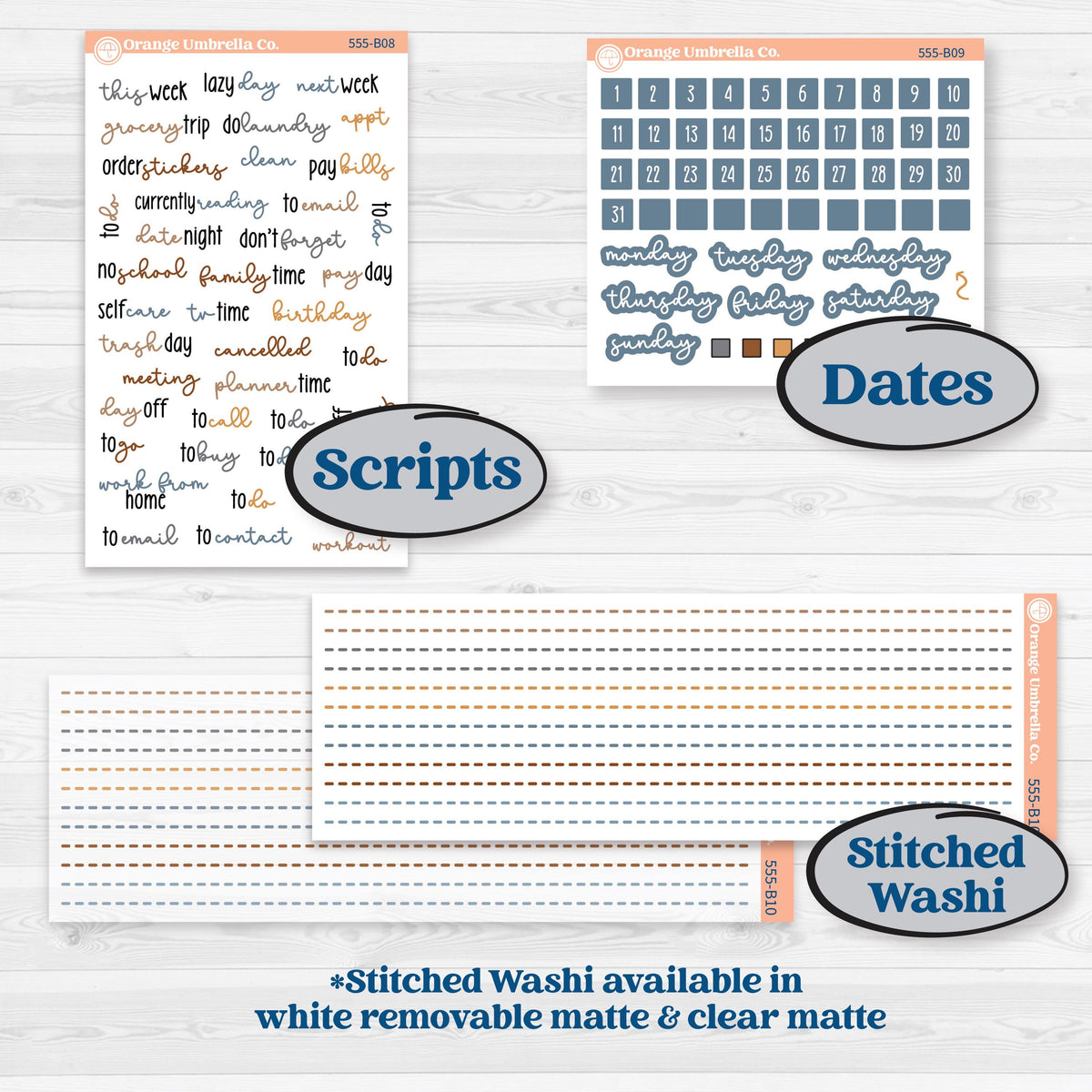 Reading Planner Kit | Weekly Add-On Planner Kit Stickers | Reading Weather | KIT-555-B