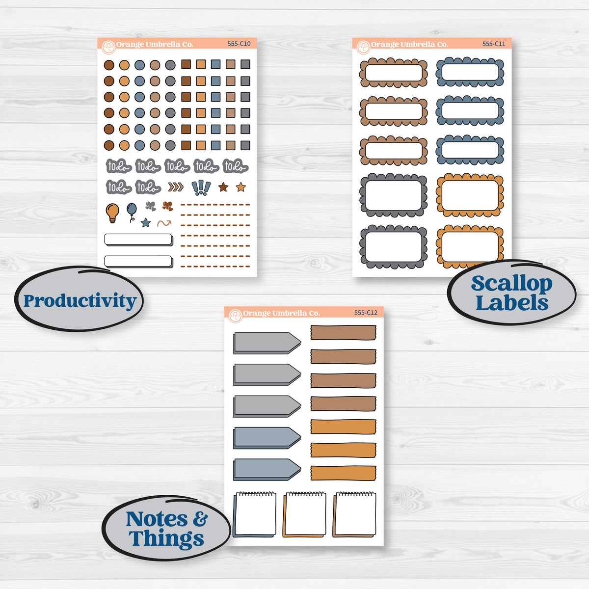 Reading Planner Kit | Weekly Add-On Labels Planner Kit Stickers | Reading Weather | KIT-555-C