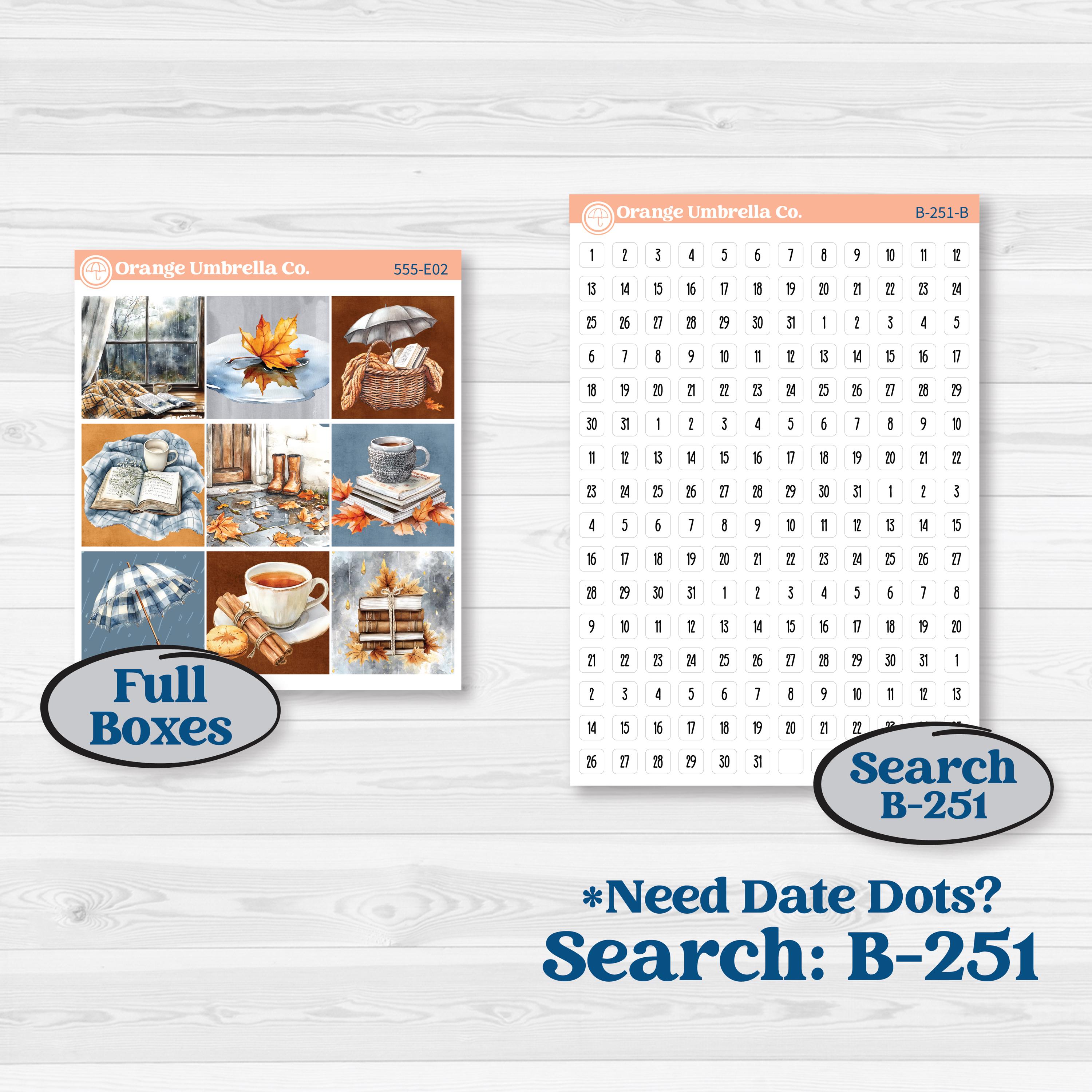 Reading Planner Kit | Hobonichi Cousin Weekly & Daily Planner Kit Stickers | Reading Weather | KIT-555-E