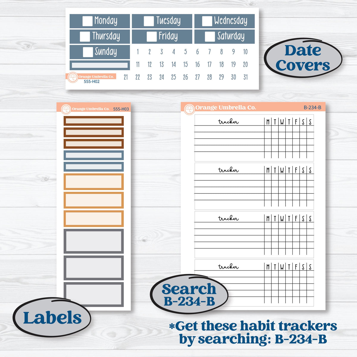 Reading Planner Kit | Plum Vertical Priorities 7x9 Planner Kit Stickers | Reading Weather | KIT-555-H