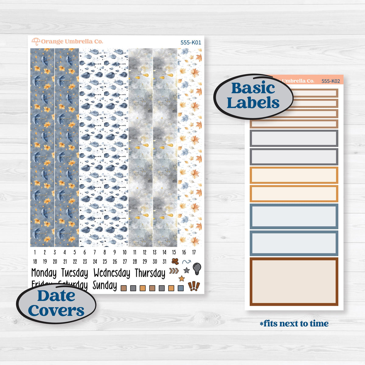 Reading Planner Kit | 7x9 Erin Condren Daily Duo Planner Kit Stickers | Reading Weather | KIT-555-K
