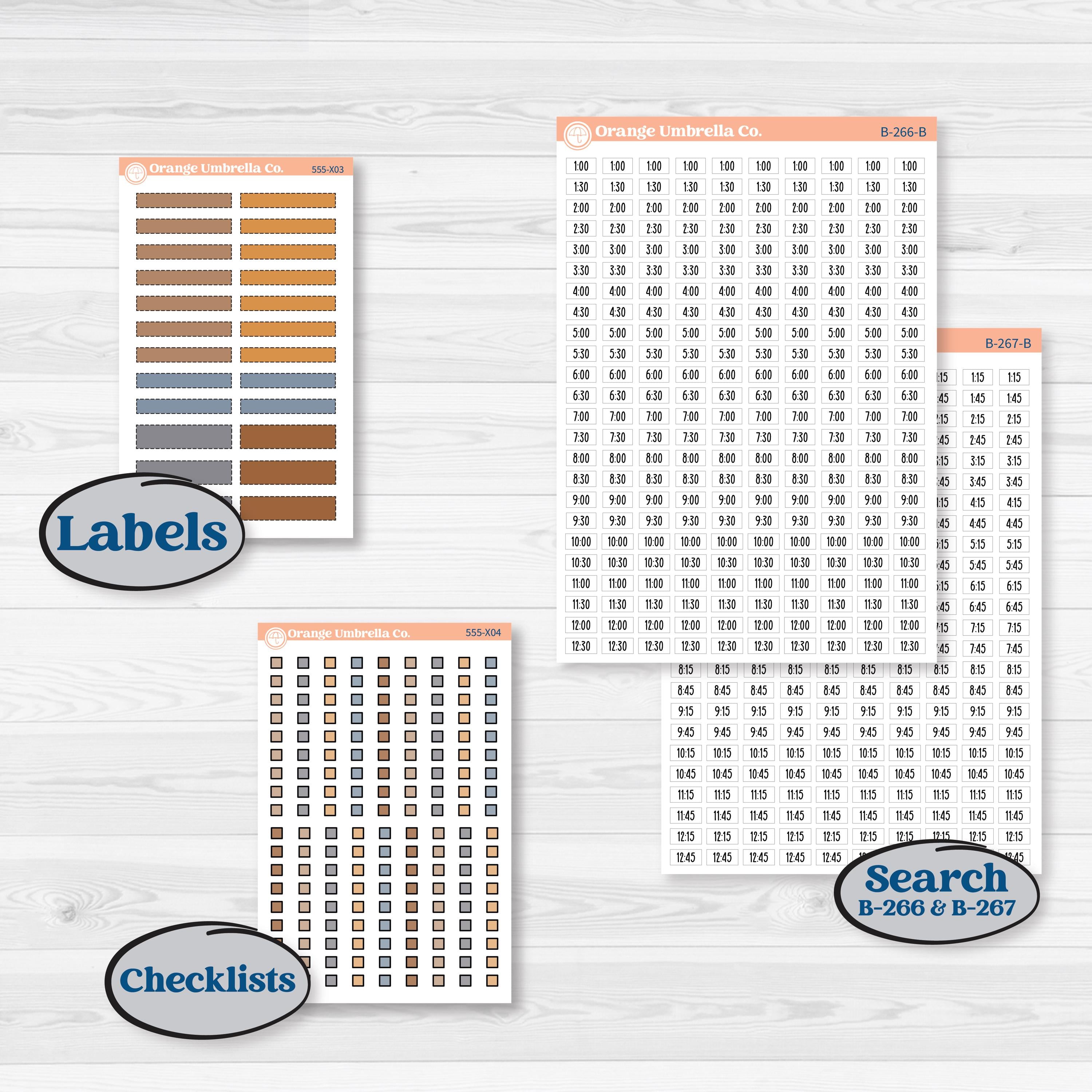 Reading Planner Kit | Laurel Denise Jo Large Planner Kit Stickers | Reading Weather | KIT-555-X
