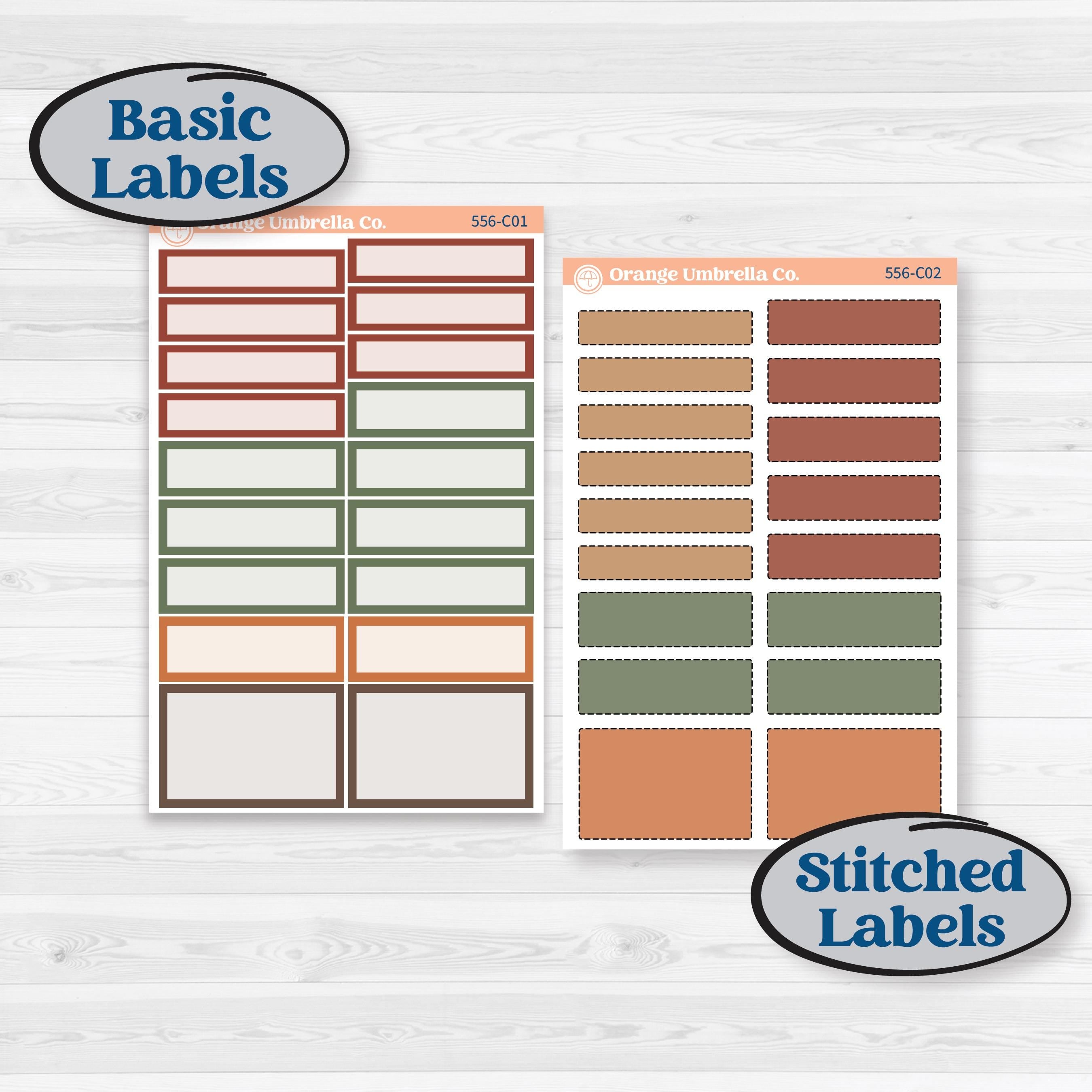 Woodland Animal Kit | Weekly Add-On Labels Planner Kit Stickers | Woodland Zoo | KIT-556-C