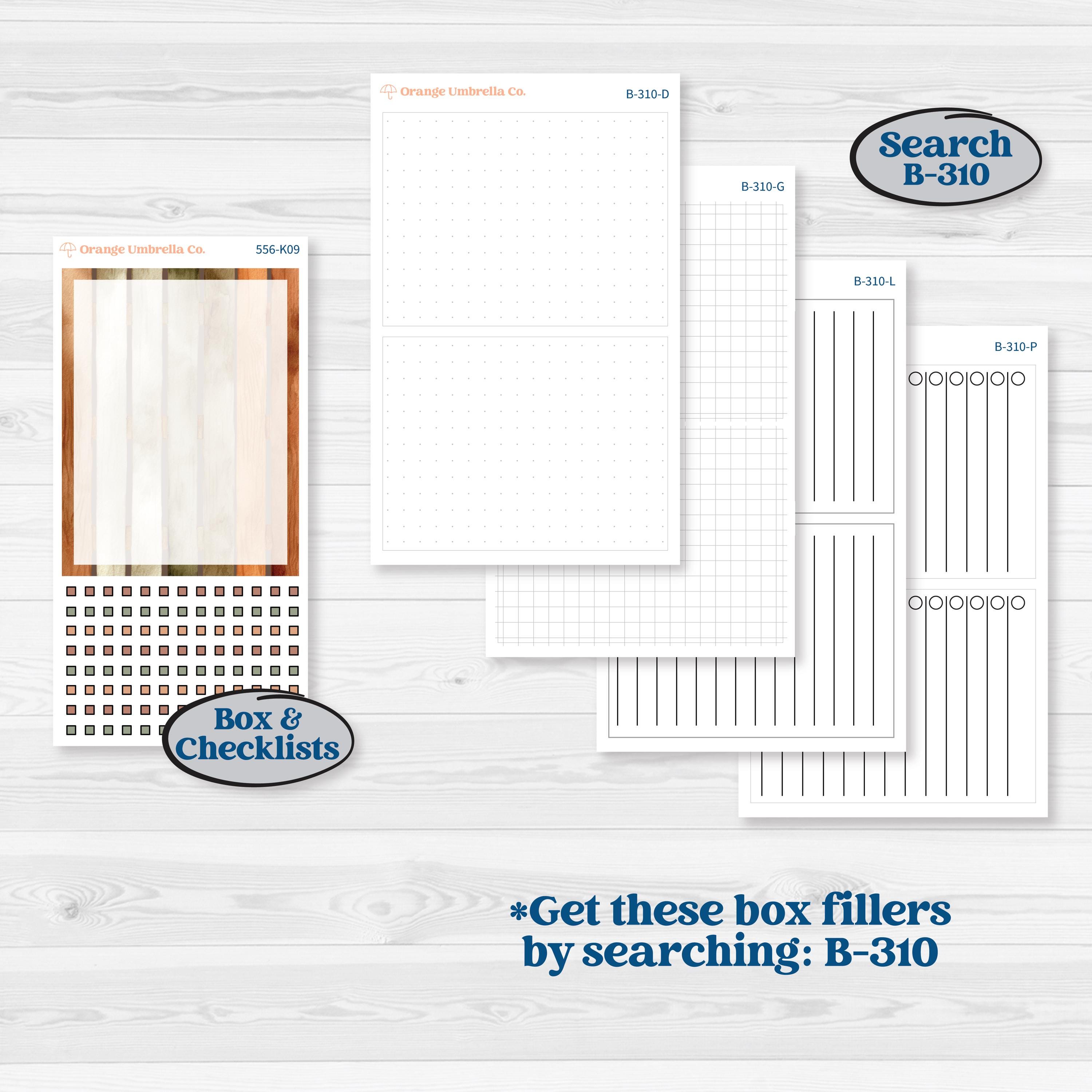 Woodland Animal Kit | 7x9 Erin Condren Daily Duo Planner Kit Stickers | Woodland Zoo | KIT-556-K