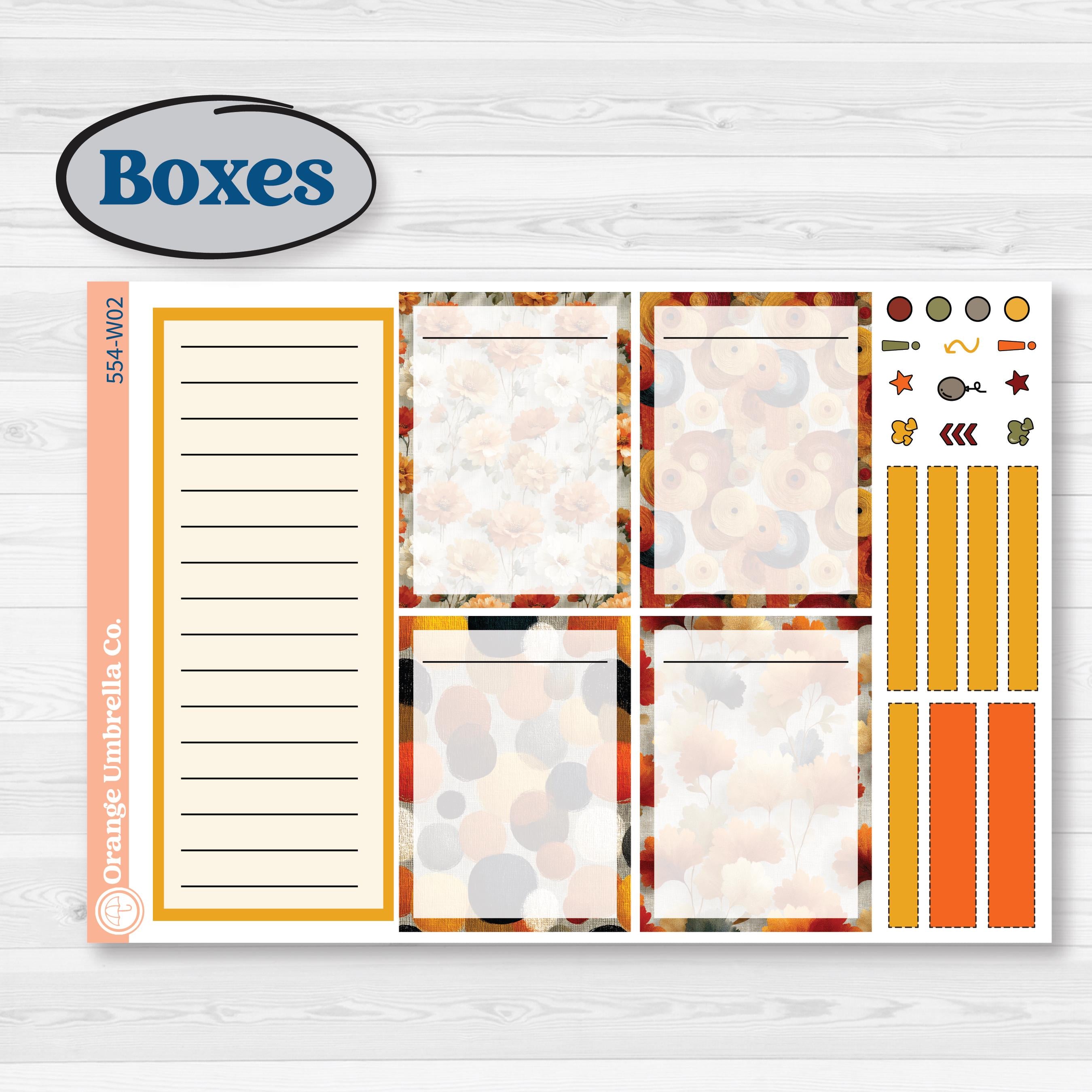 Thanksgiving Planner Kit | Laurel Denise Scout Large Planner Kit Stickers | Gather In Gratitude | KIT-554-W