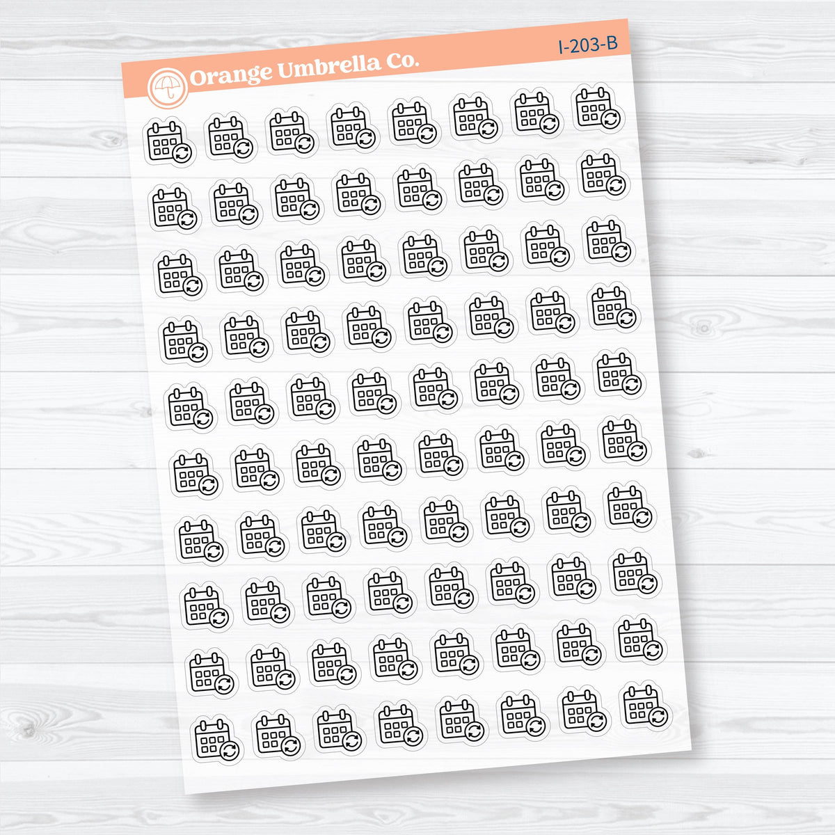 Subscription & Renewal Budget Icons | Clear Matte Finance Planner Stickers | I-203-CM