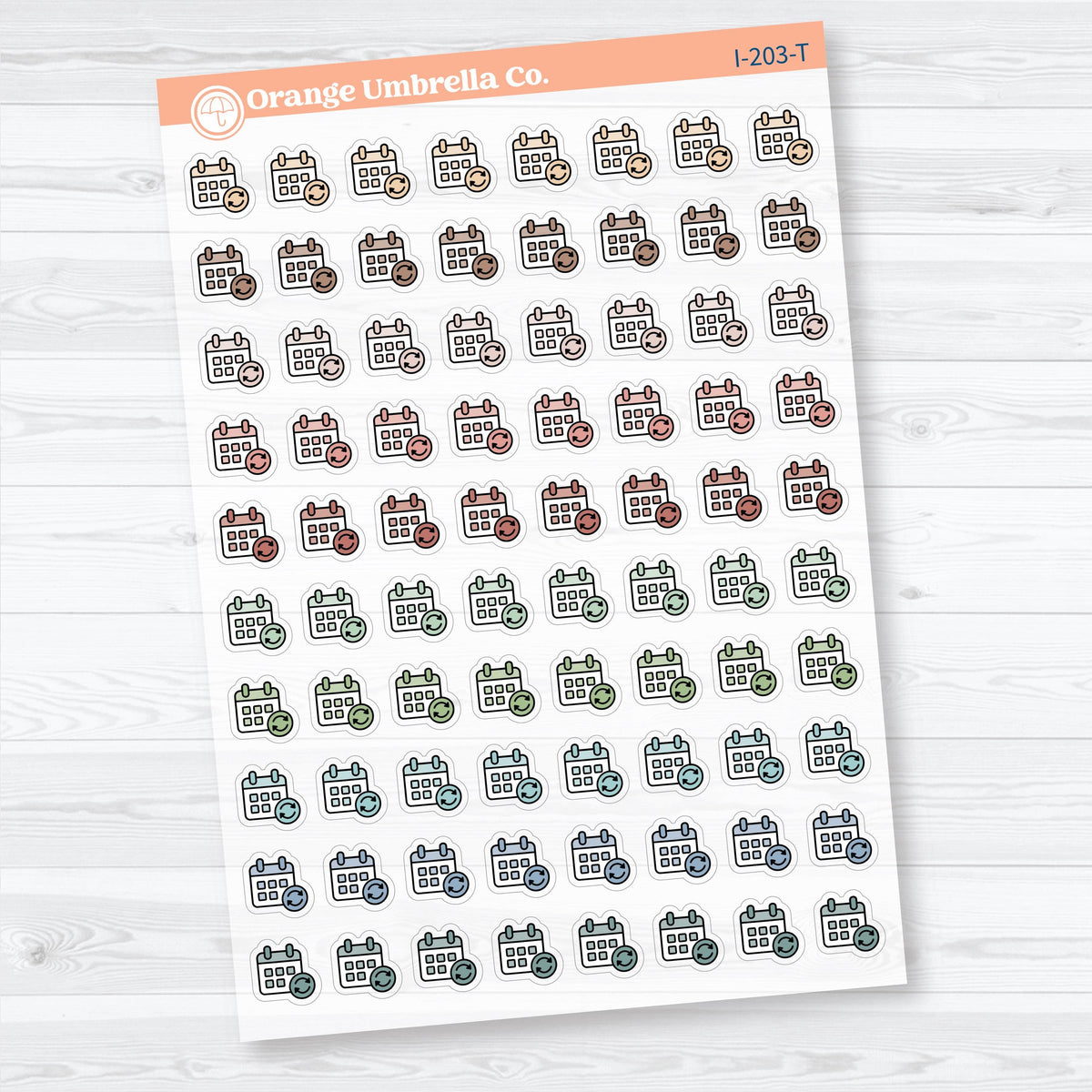 Subscription & Renewal Budget Icons | Clear Matte Finance Planner Stickers | I-203-CM