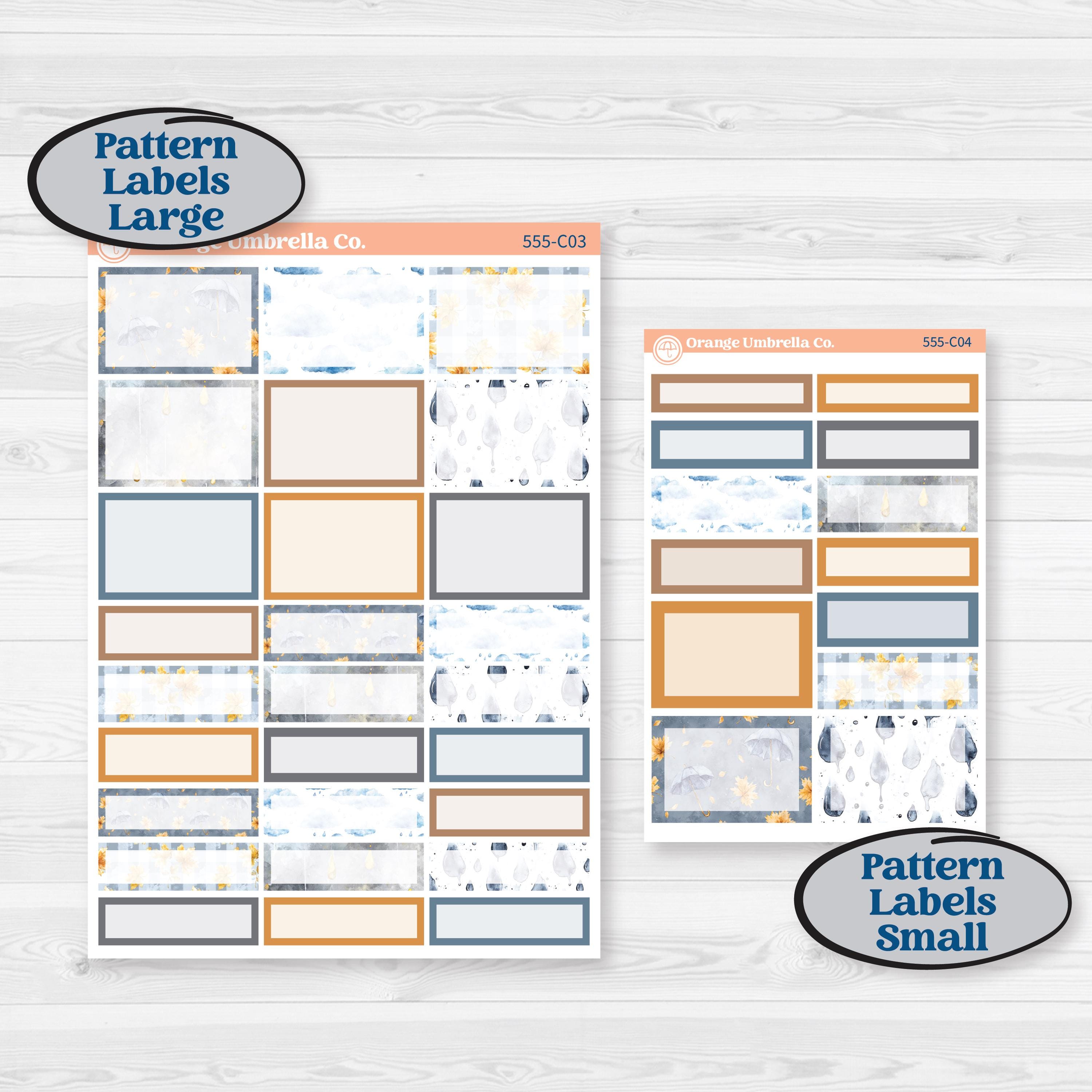 Reading Planner Kit | Weekly Add-On Labels Planner Kit Stickers | Reading Weather | KIT-555-C