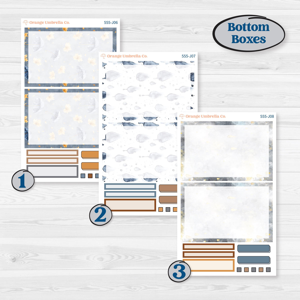 Reading Planner Kit | A5 Daily Duo Planner Kit Stickers | Reading Weather | KIT-555-J