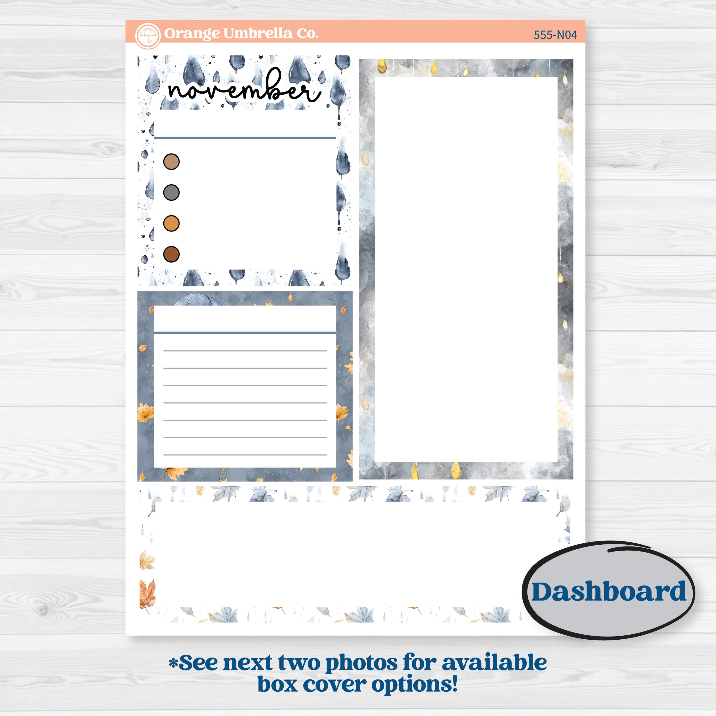 Reading Planner Kit | 7x9 Erin Condren Life Planner Monthly & Dashboard Sticker Kit | Reading Weather | KIT-555-N