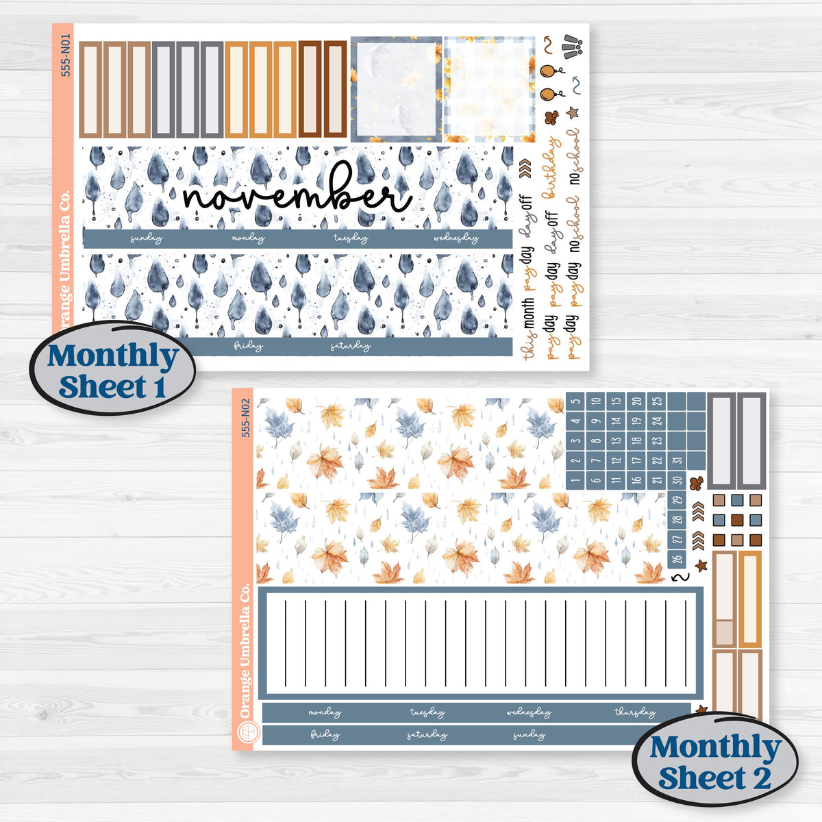 Reading Planner Kit | 7x9 Erin Condren Life Planner Monthly & Dashboard Sticker Kit | Reading Weather | KIT-555-N