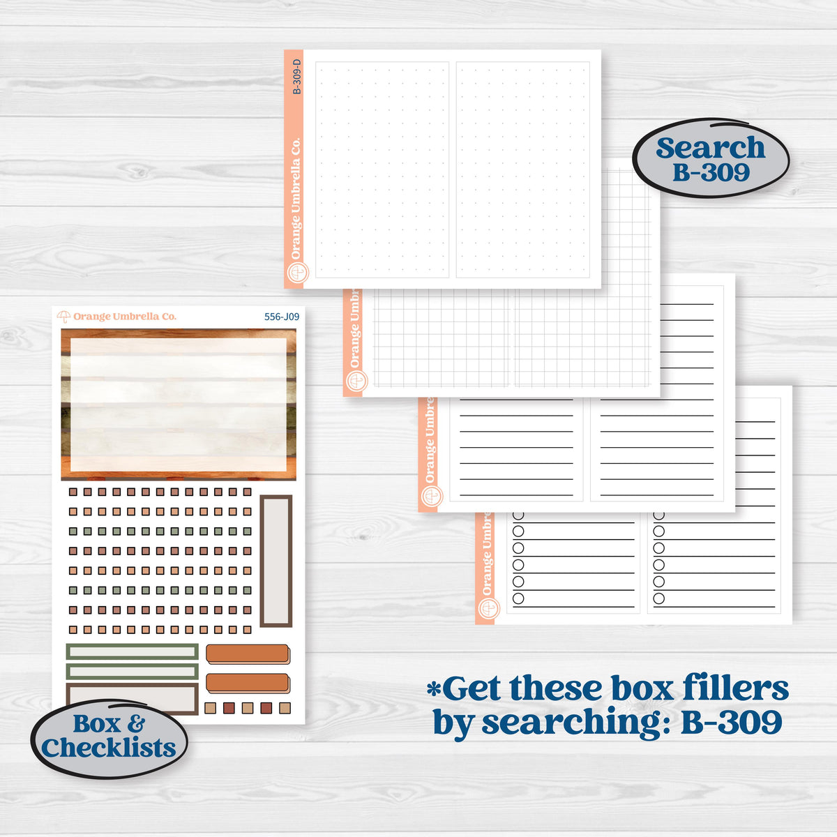 Woodland Animal Kit | A5 Daily Duo Planner Kit Stickers | Woodland Zoo | KIT-556-J