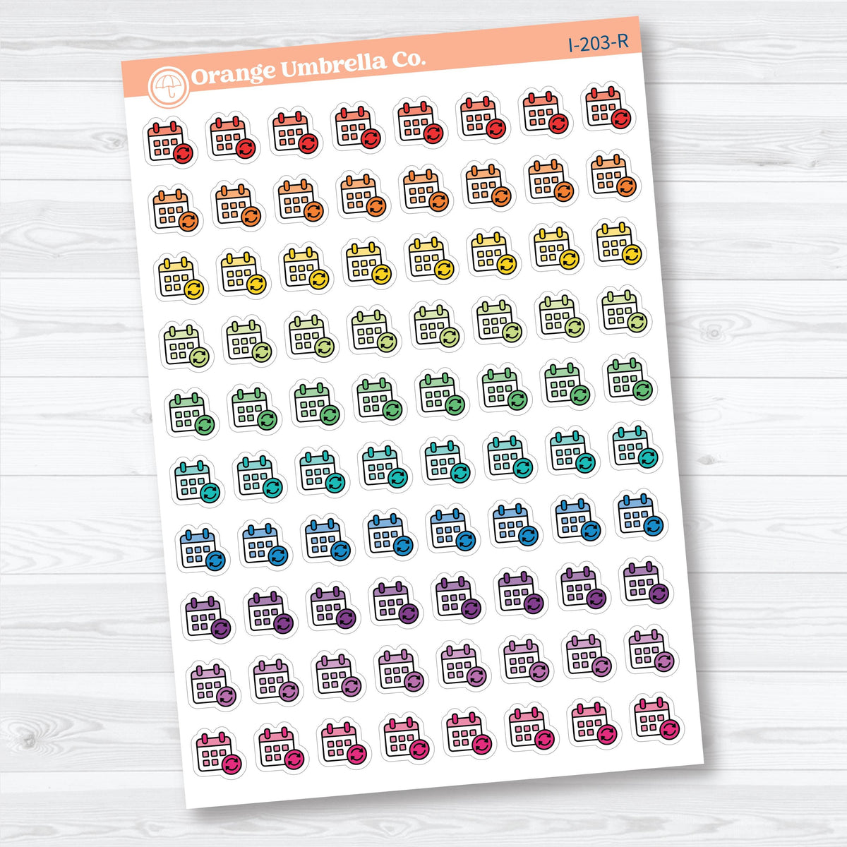 Subscription & Renewal Budget Icons | Finance Planner Stickers | I-203