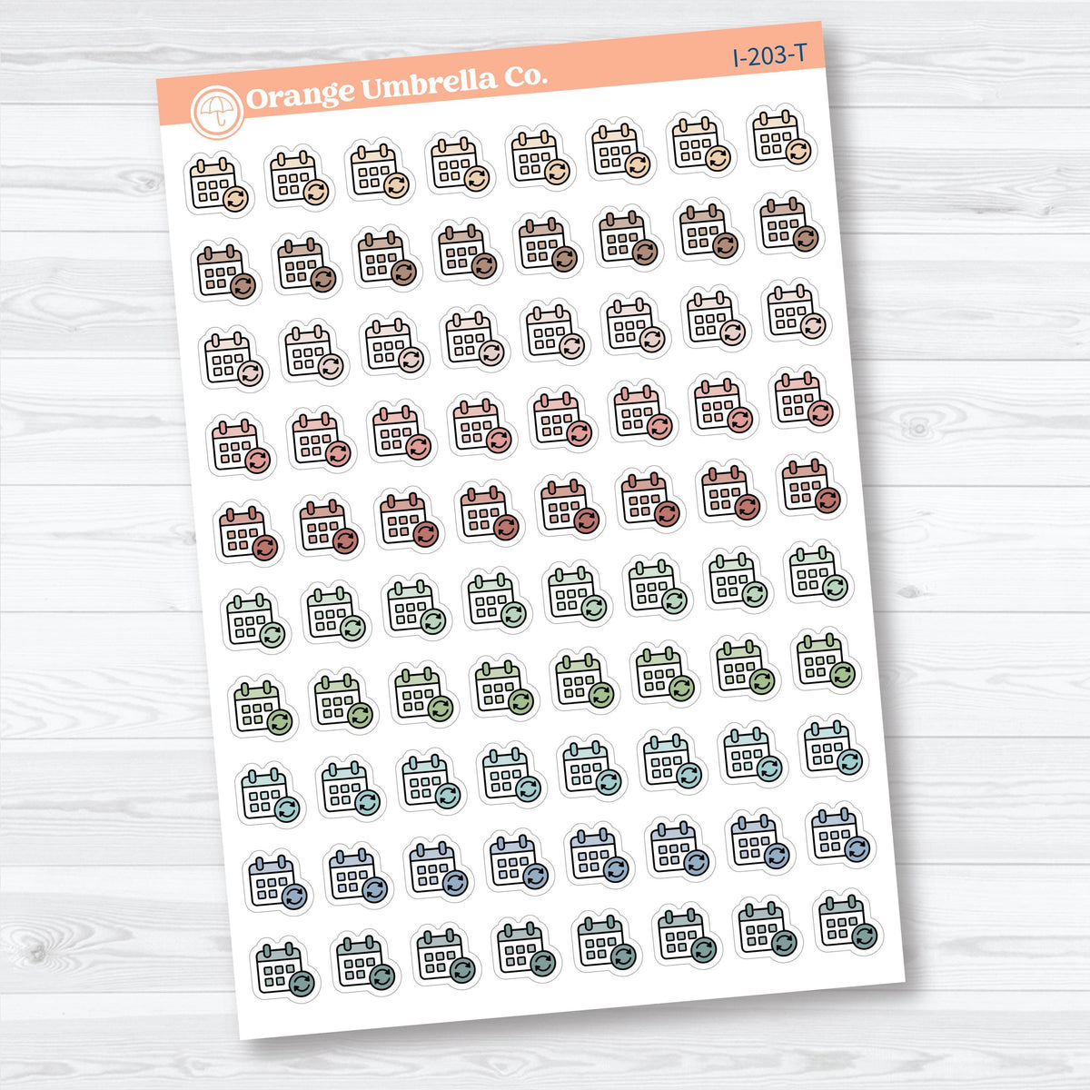 Subscription & Renewal Budget Icons | Finance Planner Stickers | I-203
