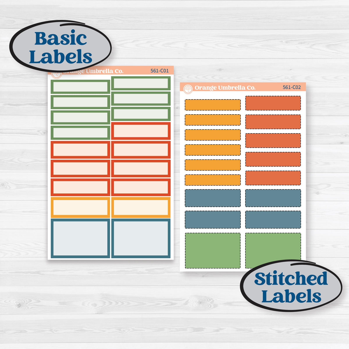 Colorful Christmas | Weekly Add-On Labels Planner Kit Stickers | Holiday Magic | KIT-561-C