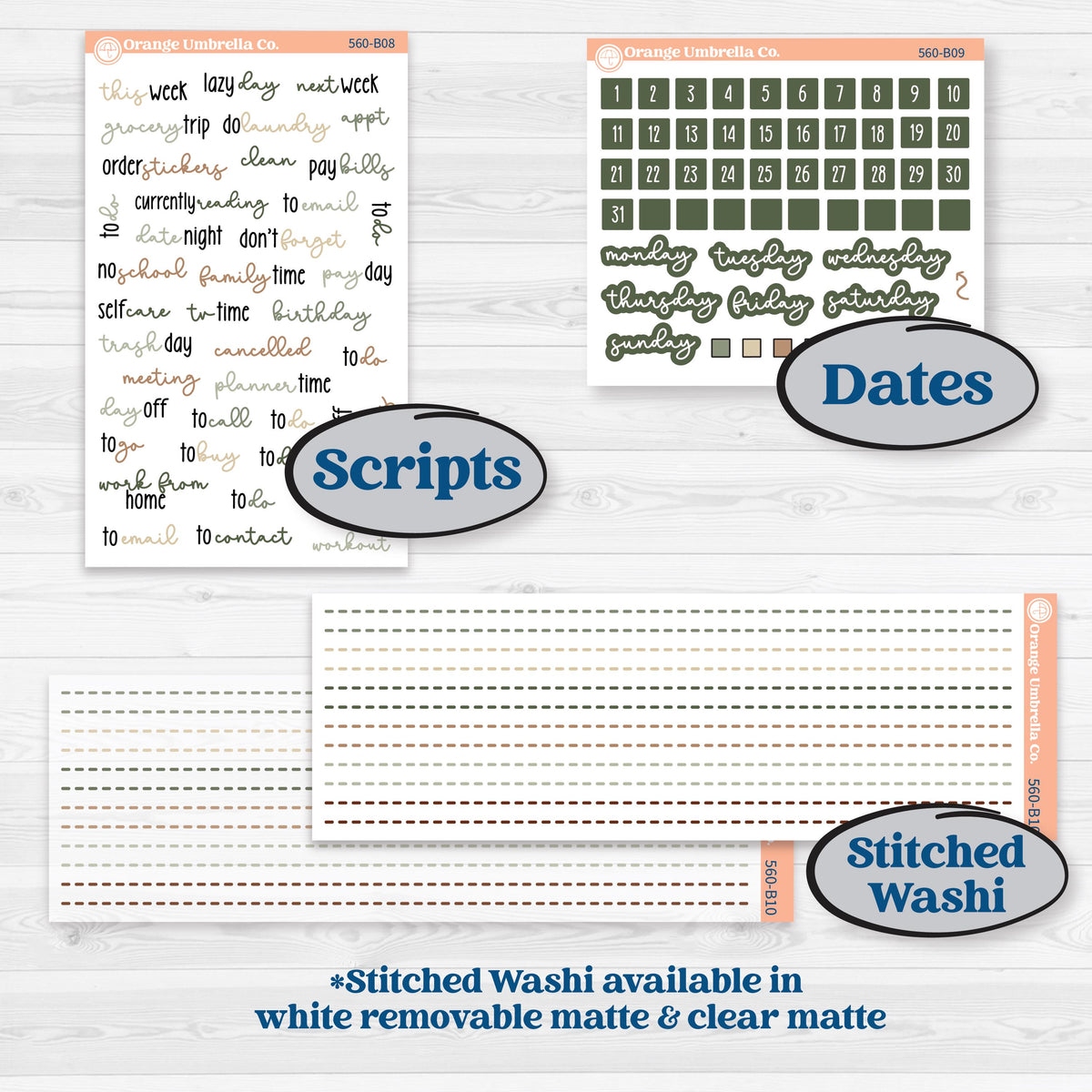 Cozy Winter Planner Kit | Weekly Add-On Planner Kit Stickers | Snowdrift | KIT-560-B