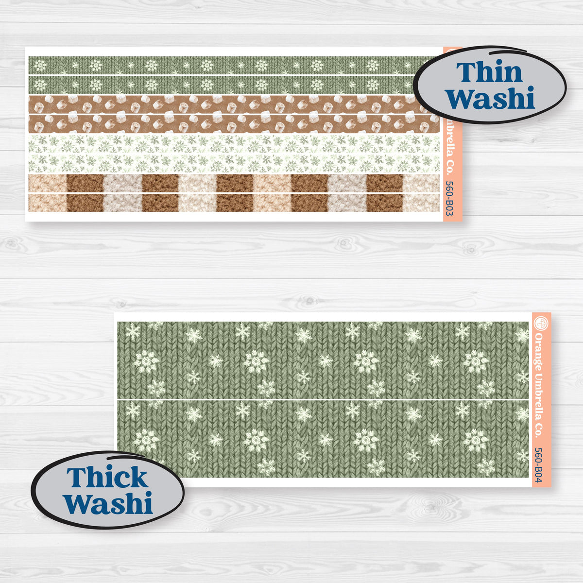 Cozy Winter Planner Kit | Weekly Add-On Planner Kit Stickers | Snowdrift | KIT-560-B