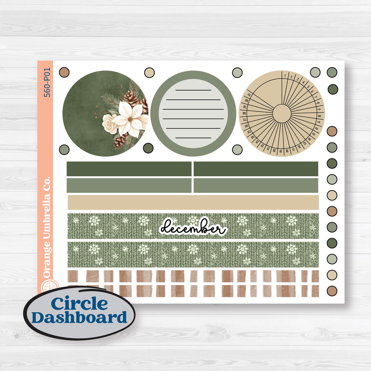 Cozy Winter Planner Kit | A5 Plum Monthly & Dashboard Planner Kit Stickers | Snowdrift | KIT-560-P
