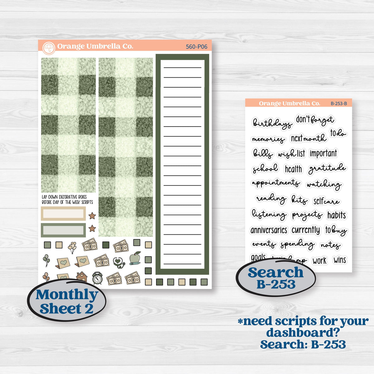 Cozy Winter Planner Kit | A5 Plum Monthly & Dashboard Planner Kit Stickers | Snowdrift | KIT-560-P