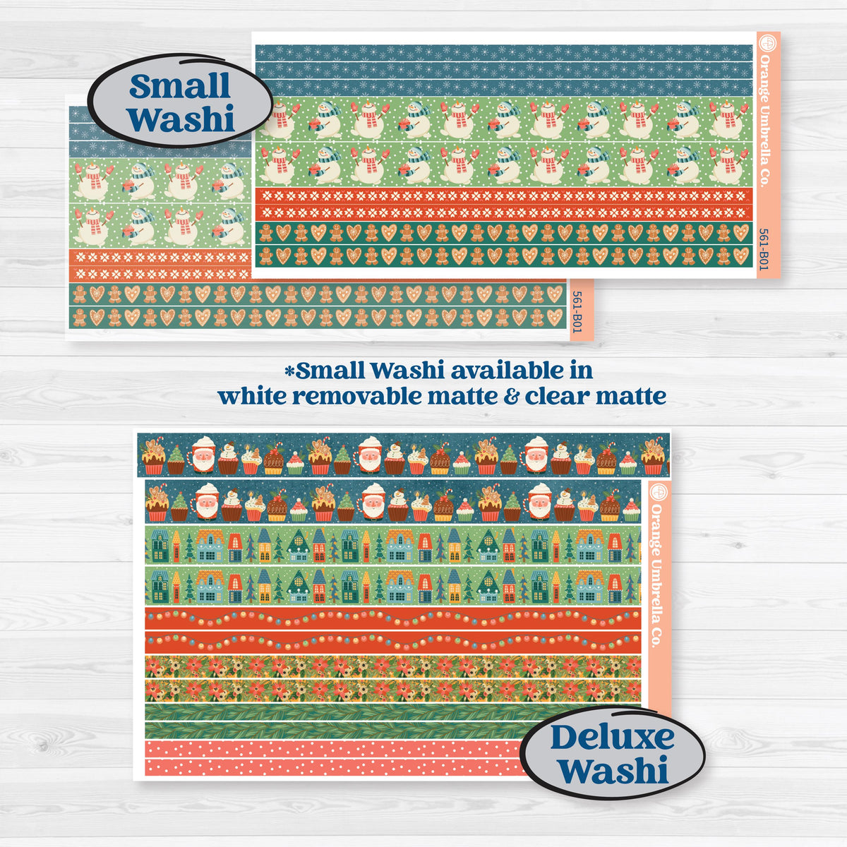 Colorful Christmas | Weekly Add-On Planner Kit Stickers | Holiday Magic | KIT-561-B