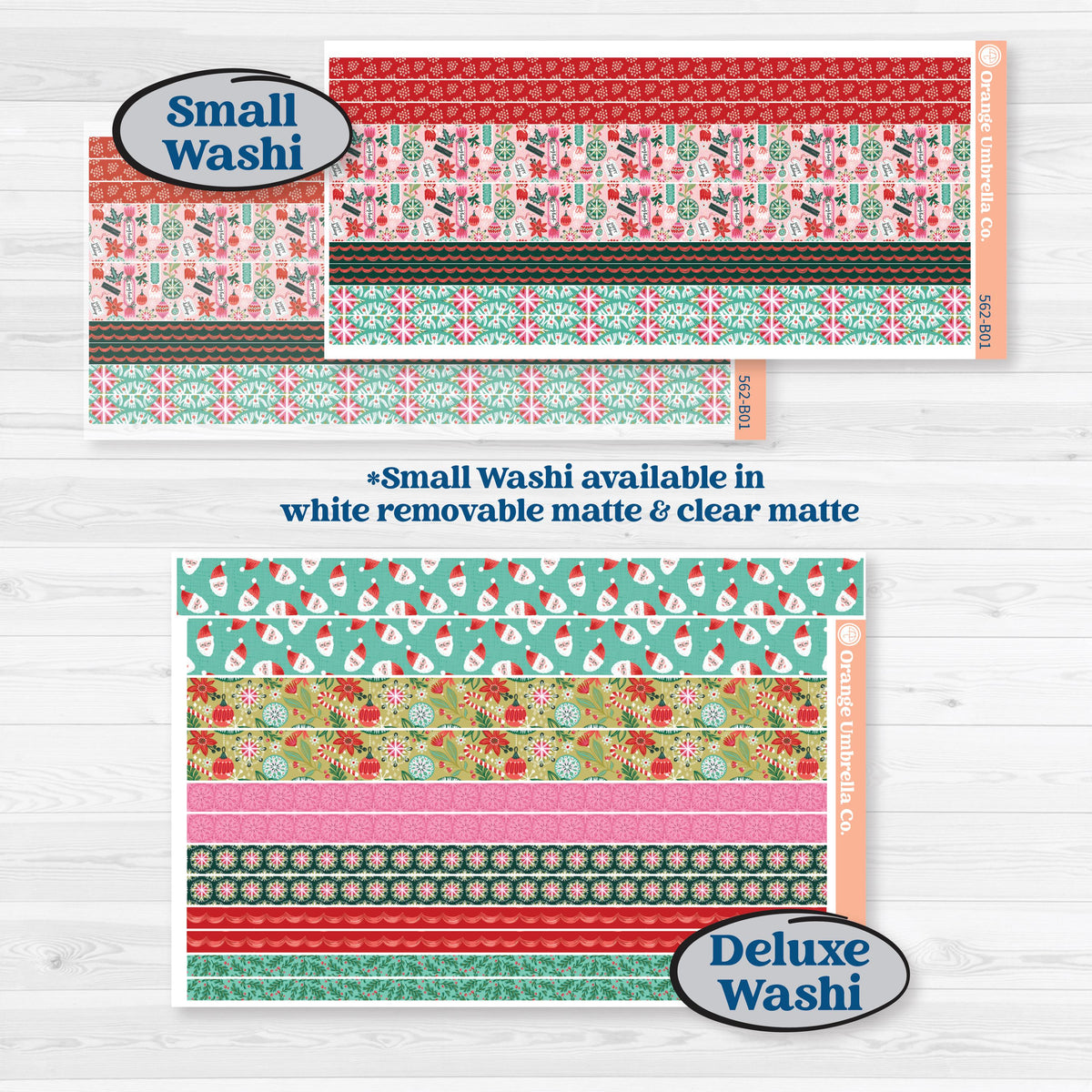 Retro Christmas Planner Kit | Weekly Add-On Planner Kit Stickers | All Is Bright | KIT-562-B