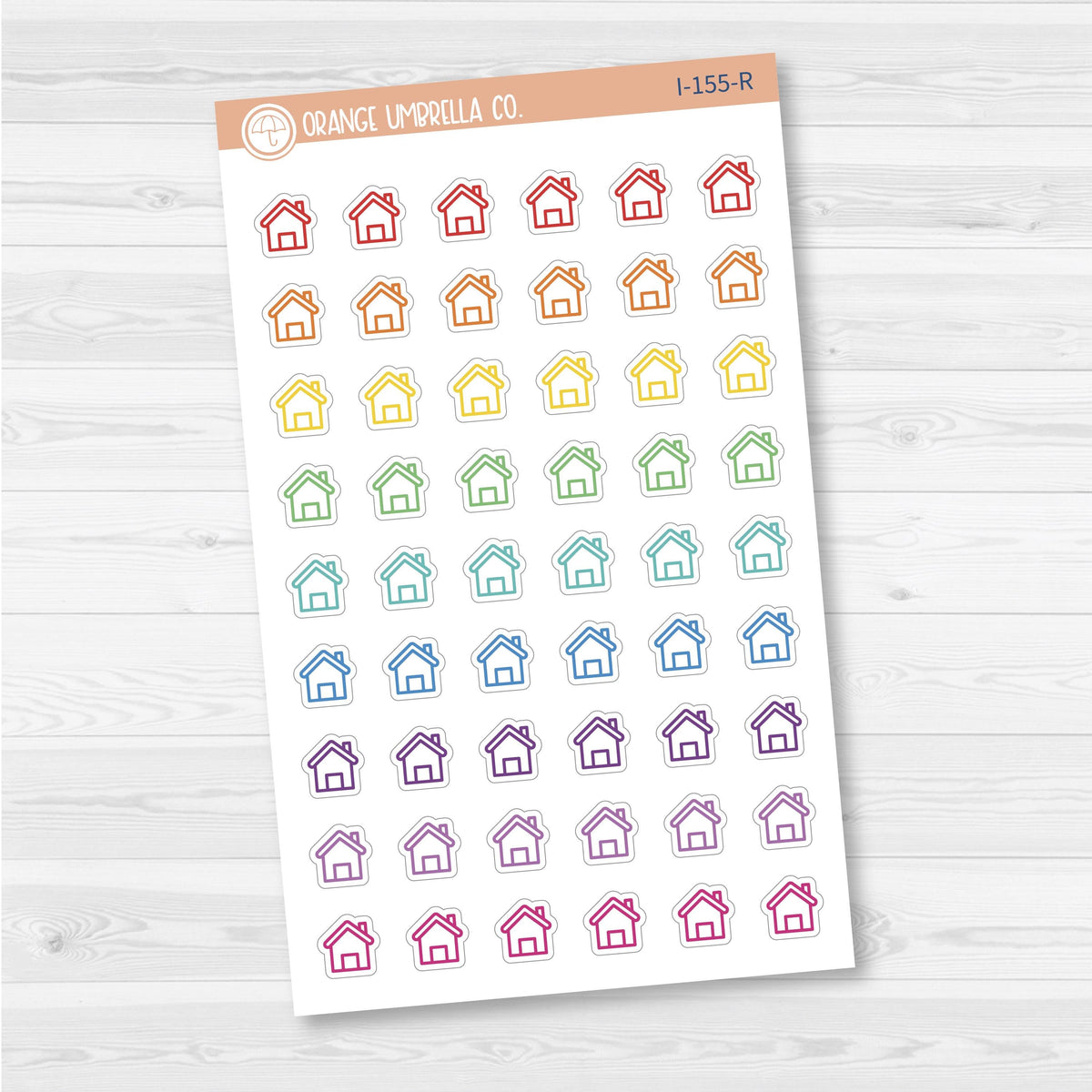 Trash Day Icon Planner Stickers | I-006