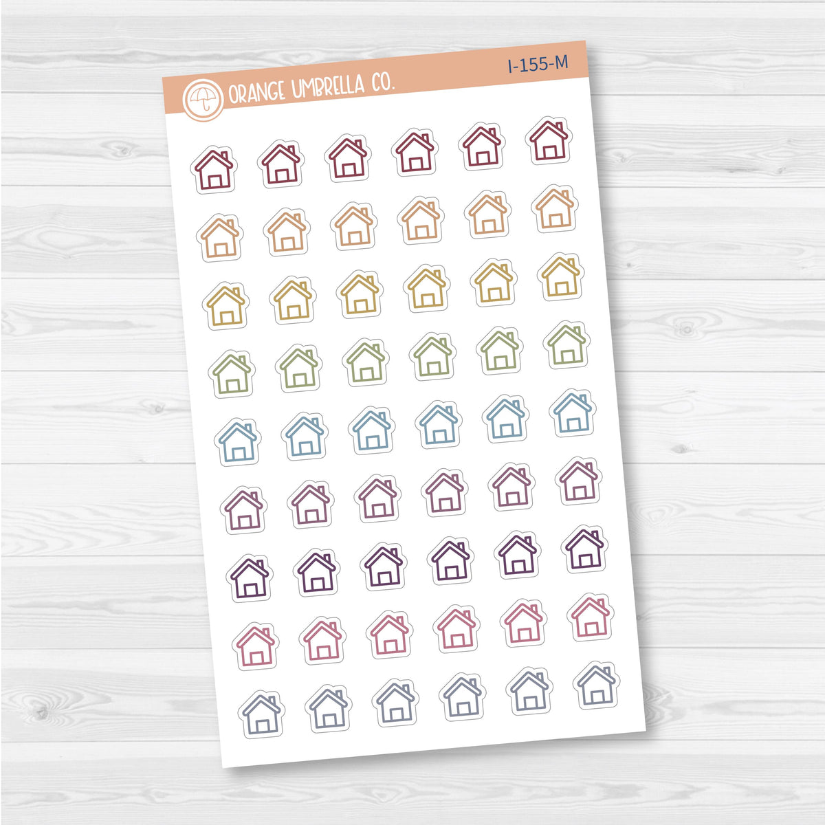 Trash Day Icon Planner Stickers | I-006