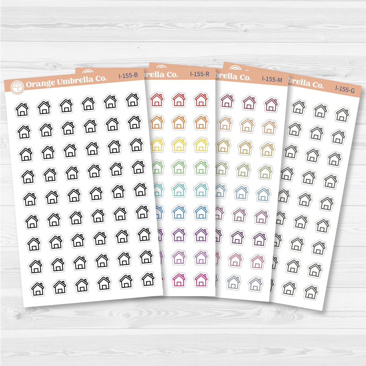 Trash Day Icon Planner Stickers | I-006
