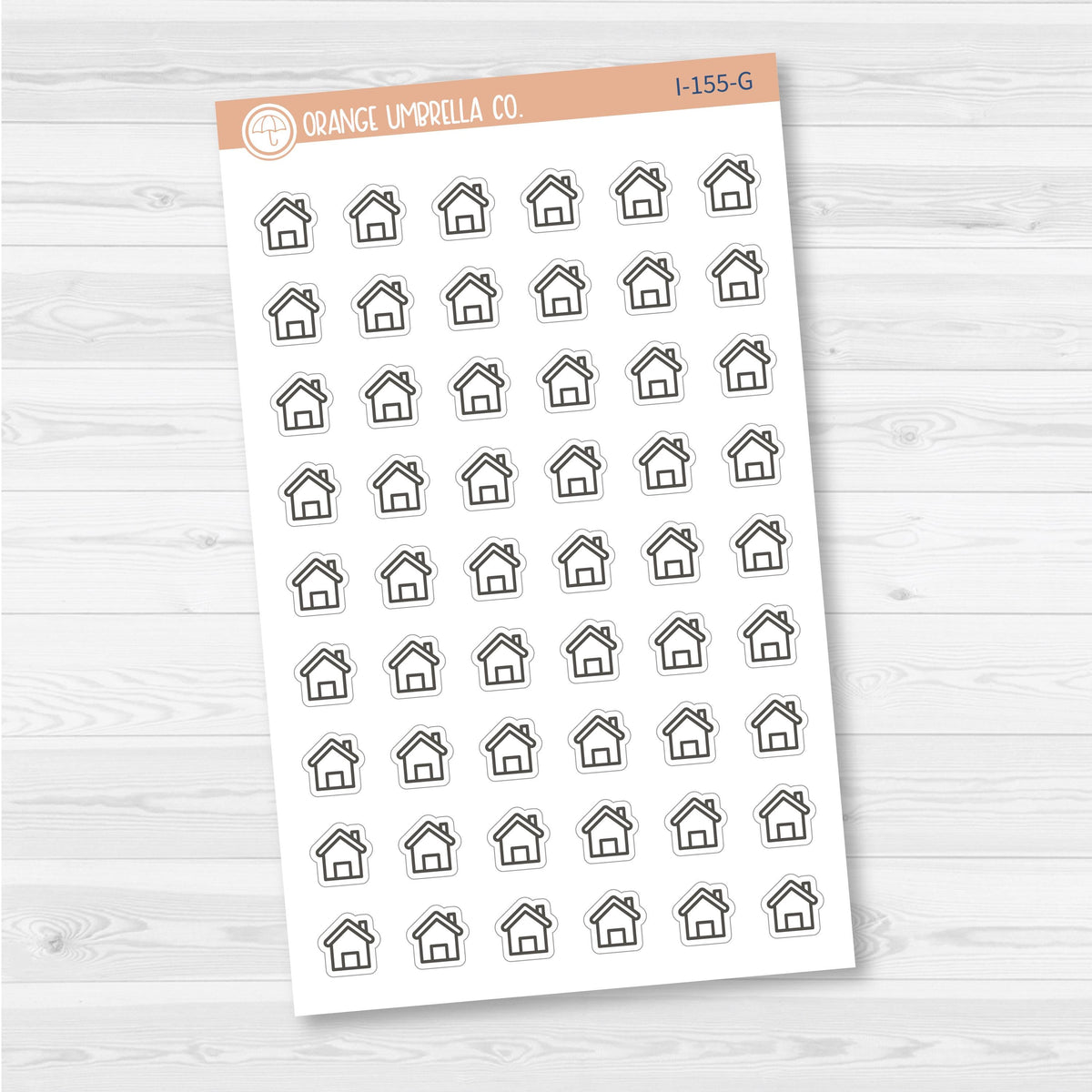 Trash Day Icon Planner Stickers | I-006
