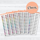 clear matte pay bills planner stickers F18 transparent bill icons for tracking due dates and budgeting in planners