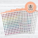 praying hands clear matte transparent faith icon planner stickers for inductive bible study prayer journal psalms study