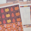 Autumn Vibes Kit | A5 Daily Duo Planner Kit Stickers | Fall Around | 353-121