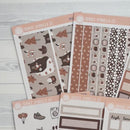 Winter Animals Kit | Weekly Add-On Planner Kit Stickers | Hiberate | 352-012