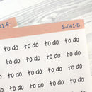 To Do Jen Plans Script Planner Stickers | FJP | S-041