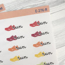 Run Event Labels | Exercise Icon Script Planner Stickers | F16 | E-276