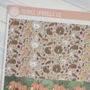 Thanksgiving Planner Kit | A5 Daily Duo Planner Kit Stickers | Turkey Trot | 350-121