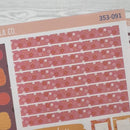 Autumn Vibes Kit | 7x9 Compact Vertical Planner Kit Stickers | Fall Around | 353-091
