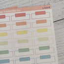 Appointment Top Label Stickers | Functional Planner Boxes | L-515