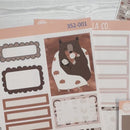 Winter Animals Kit | Weekly Planner Kit Stickers | Hibernate | 352-001