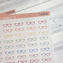 Glasses Doodle Icon Planner Stickers | I-379