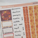 Autumn Vibes Kit | Hobonichi Cousin Planner Kit Stickers | Fall Around | 353-051