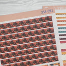 Fall Foliage Kit | 7x9 Compact Vertical Planner Kit Stickers | Autumn Jewels | 354-091