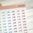 Time - Half Hour Saray Plans Script Planner Stickers | FSP | B-072