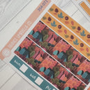 Fall Foliage Kit | Hobonichi Weeks Planner Kit Stickers | Autumn Jewels | 354-071