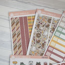 Thanksgiving Planner Kit | Weekly Add-On Planner Kit Stickers | Turkey Trot | 350-012