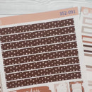 Winter Animals Kit | 7x9 Compact Vertical Planner Kit Stickers | Hibernate | 352-091