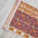 Autumn Vibes Kit | Hobonichi Weeks Planner Kit Stickers | Fall Around | 353-071