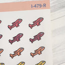 Hand Doodled Airplane Icon Planner Stickers | I-479
