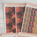 Fall Foliage Kit | Weekly Add-On Planner Kit Stickers | Autumn Jewels | 354-012
