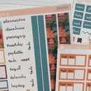 Fall Foliage Kit | Hobonichi Cousin Planner Kit Stickers | Autumn Jewels | 354-051